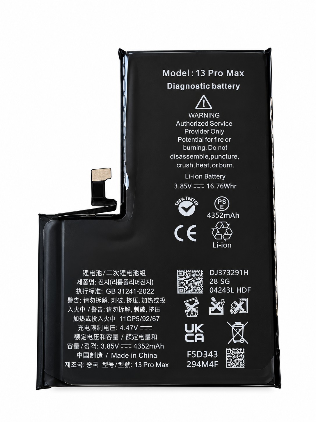 Akku für iPhone 13 Pro Max Diagnostic