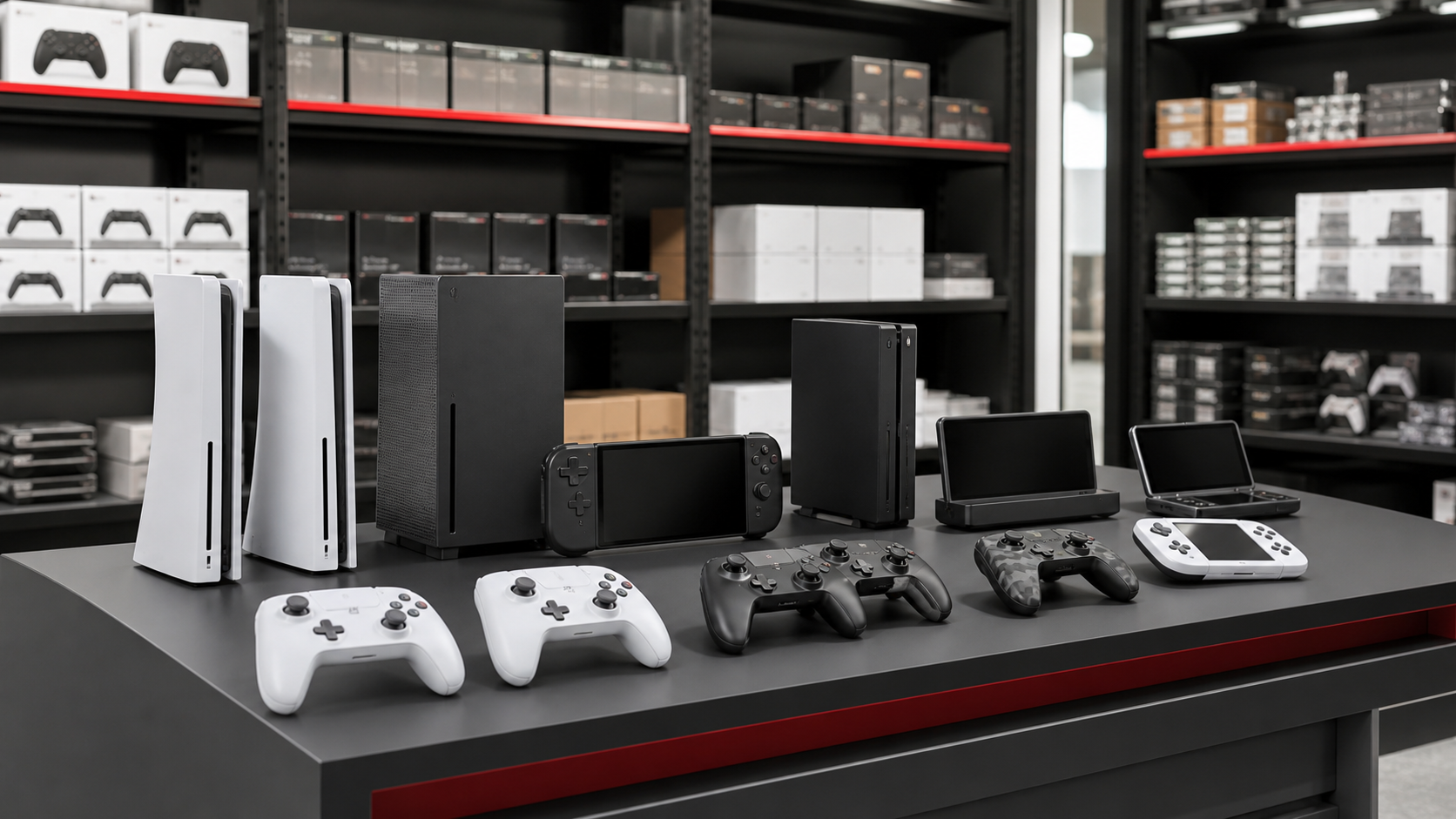 Gaming-Hardware und Konsolen für Geschäftskunden